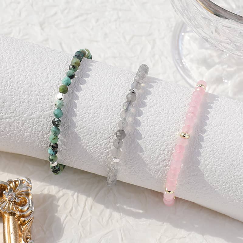 Wholesale Custom Bohemian Style Multicolor Beaded Bracelet For Women B2166-W