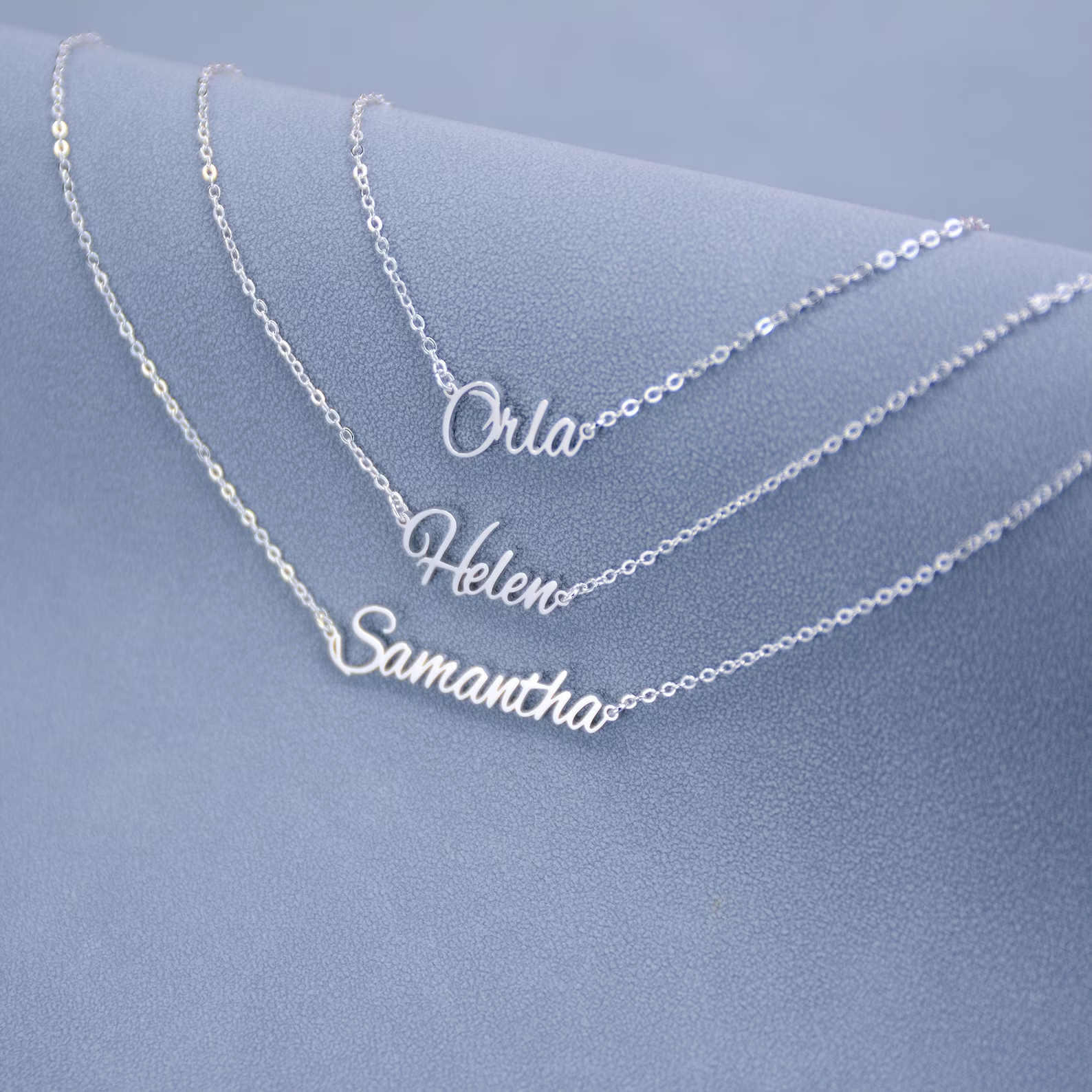 925 sterling silver personalized name necklace custom