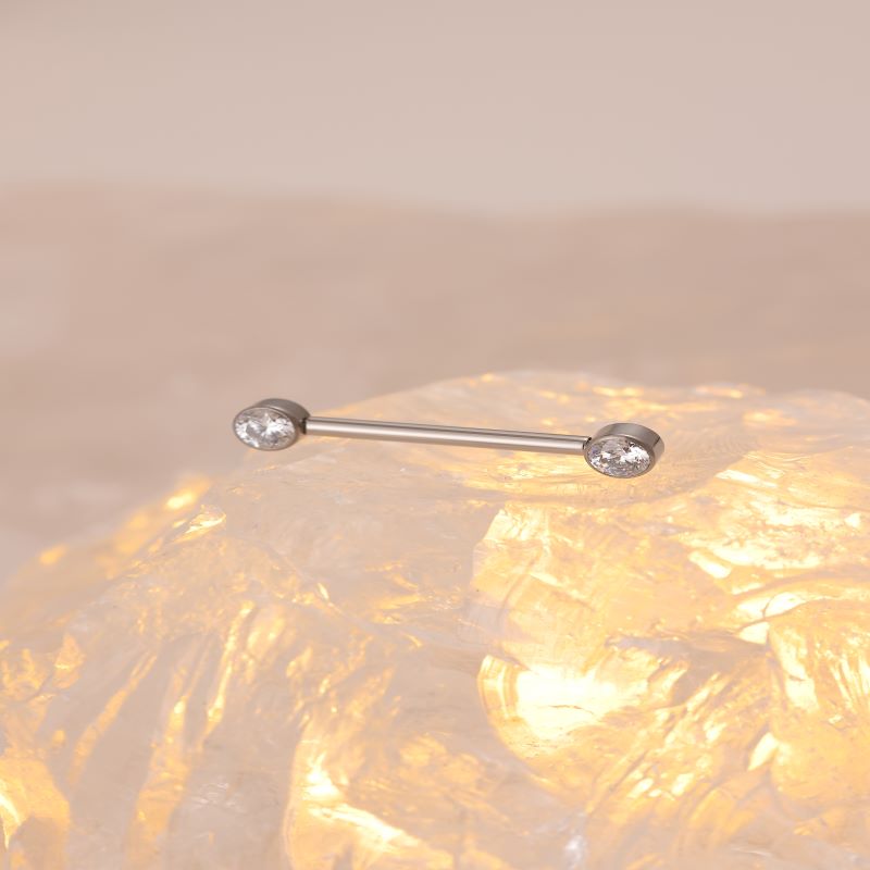  New arrival body jewelry navel piercing with big zircon